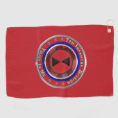7e Infanteriedivisie  Golfhanddoek (Horizontaal)