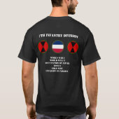 7e infanteriedivisie "Hourglass Division" T-shirt (Achterkant)