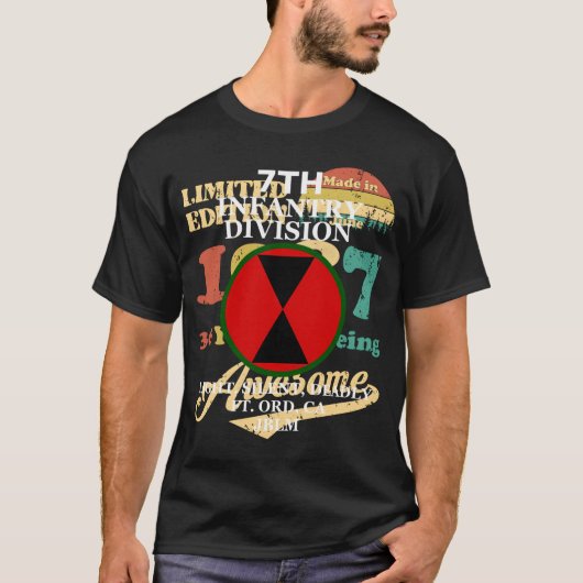 7e Infanteriedivisie Infanterist T-shirt (Voorkant)