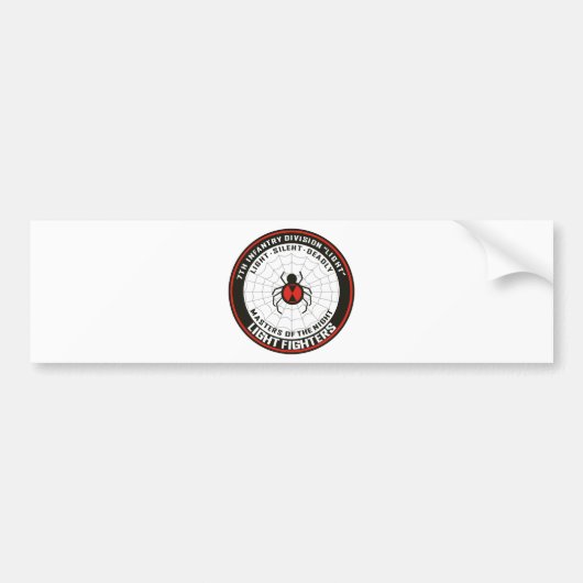 7e infanteriedivisie (licht) bumpersticker (Voorkant)