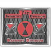 7e infanteriedivisie sticker (Voorkant)