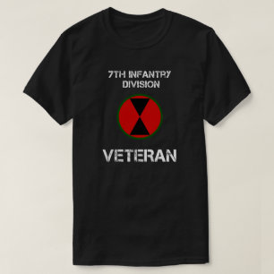 7e infanteriedivisie veteraan t-shirt