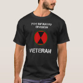 7e infanteriedivisie veteraan t-shirt (Voorkant)