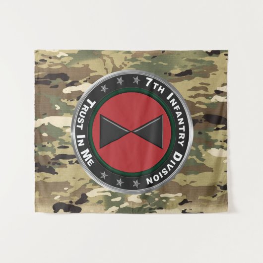 7e infanteriedivisie wandkleed (Voorkant (horizontaal))