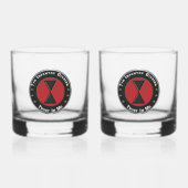 7e infanteriedivisie whisky glas (Voorkant)