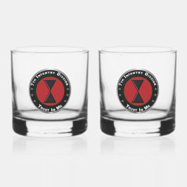 7e infanteriedivisie whisky glas