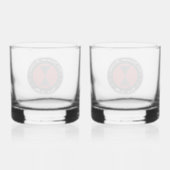 7e infanteriedivisie whisky glas (Achterkant)
