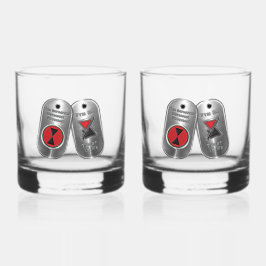 7e infanteriedivisie whisky glas