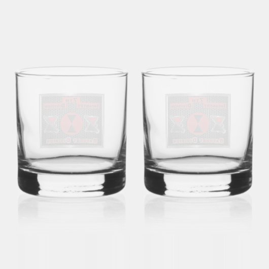 7e infanteriedivisie whisky glas (Achterkant)