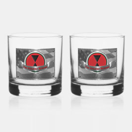 7e infanteriedivisie whisky glas