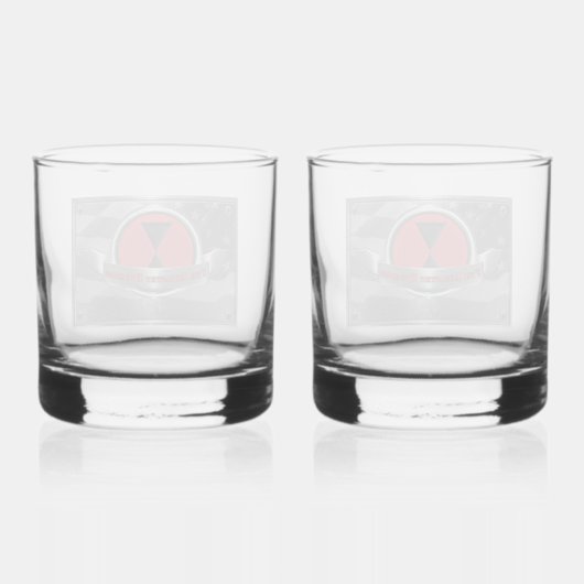 7e infanteriedivisie whisky glas (Achterkant)