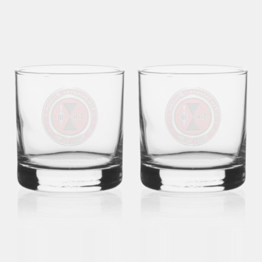 7e infanteriedivisie whisky glas (Achterkant)