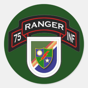 7e Infanterieregiment - Rangers Ronde Sticker