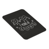 7e Jubileum - Gift Chalk Hearts Magneet (Rechterzijde)