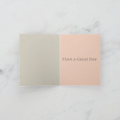 7e Jubileum koper en wol Kaart (Binnen)