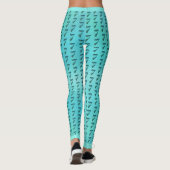 7e jubileum pauwenveren leggings (Achterkant)