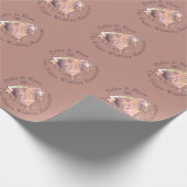 7e Jubileum van koperbruiloft Cadeaupapier (Hoek)