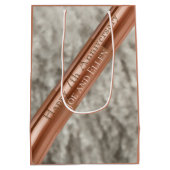 7e Jubileum Wo en koper Medium Cadeauzakje (Achterkant)