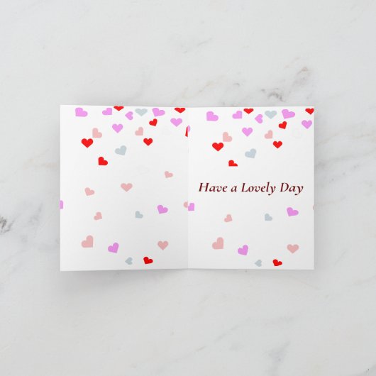 7e Jubileum, wol en koper Kaart (Binnen)