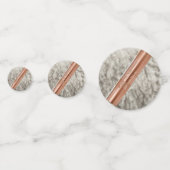 7e Jubileum, wol en koperhart Confetti (Voorkanten)