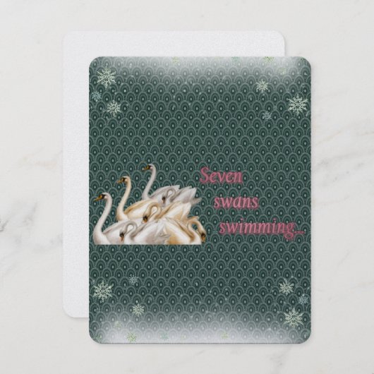 7e kerstdag... feestdagenkaart (Voorkant / Achterkant)