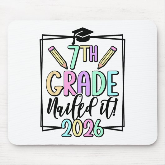 7e klas 2026 Afstuderen zevende klas _1  Muismat (Voorkant)