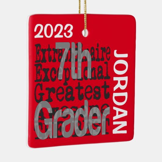 7e klas Buitengewone DOUANE Keramisch Ornament (Rechts)