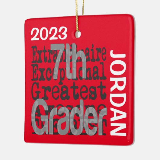 7e klas Buitengewone DOUANE Keramisch Ornament (Links)