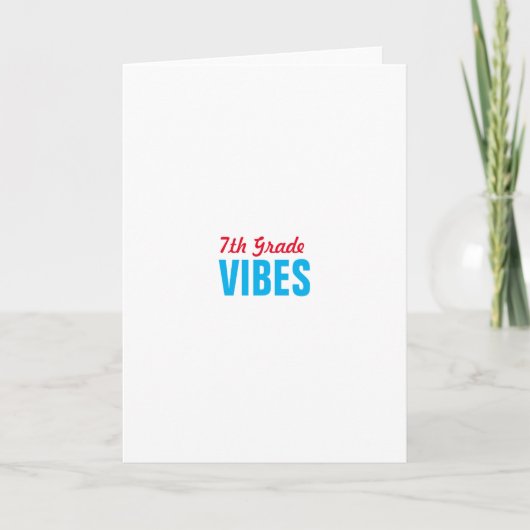 7e klas sfeer-trends leuk kaart (Voorkant)