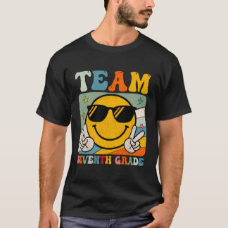 7e klas team 7e klas leraar student terug t-shirt