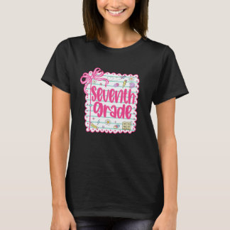 7e klas team eerste schooldag zevende klas t-shirt
