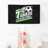 7e klas Voetbal Eerste Dag Terug Naar School Spandoek (Insitu)