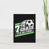 7e klas voetbal Football eerste dag terug naar sch Kaart (Voorkant)