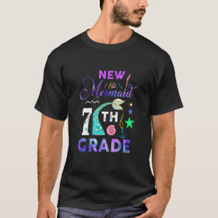 7e klas zeemeermin schattige meisjes prinses zeven t-shirt
