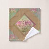 7e Koper Fresia Jubileum Handdoek (Wasdoekje)