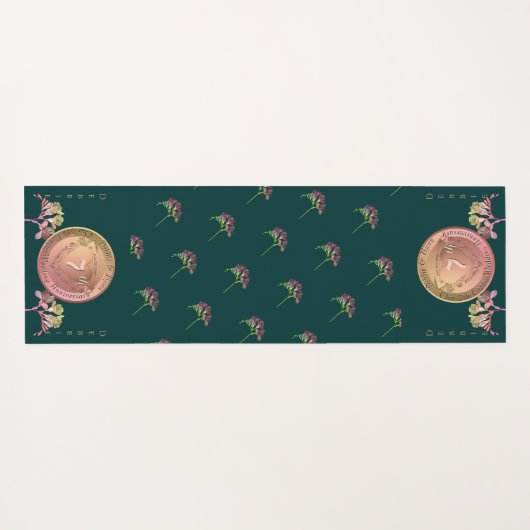 7e koperresia yogamat (Achterkant (horizontaal))