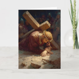 7e Kruiswegstatie - Jezus valt voor de tweede keer Kaart
