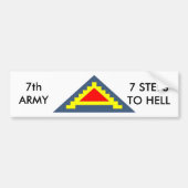 7e Leger b-s Bumpersticker (Voorkant)