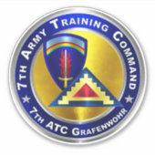 7e Leger Opleidingscentrum ATC Sticker (Voorkant)