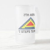 7e Leger uit 1 Matglas Bierpul (Voorkant rechts)