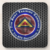7e Legertrainingscommando (7e ATC) Bier Onderzetter (Voorkant)