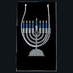 7e nacht Hanukkah Glitter Small Gift Bag Klein Cadeauzakje<br><div class="desc">Hanukkah 2022 begint in de avond van zondag 18 december en eindigt in de avond van maandag 26 december</div>