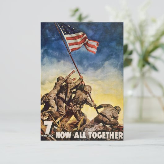 7e oorlogslening nu allemaal samen kaart (Staand voorkant)