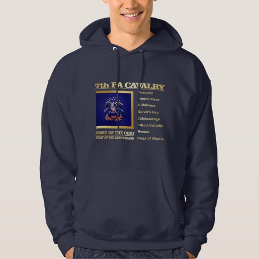7e PA Cavalerie (BH) Hoodie (Voorkant)