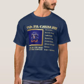 7e PA Cavalerie (BH) T-shirt (Voorkant)