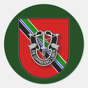 7e SFG(A) - Dienst in Afghanistan UA Ronde Sticker