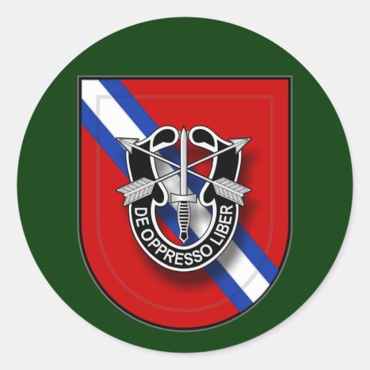 7e SFG(A) - El Salvador Ronde Sticker (Voorkant)