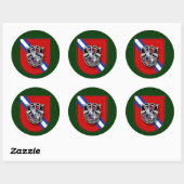 7e SFG(A) - El Salvador Ronde Sticker (Vel)