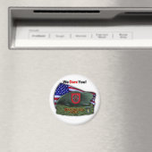 7e Special Forces Groene Baretten SFG Vets Magnet (Insitu (Vaatwasser))