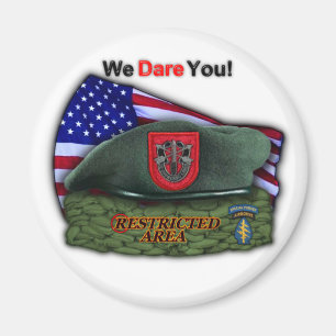 7e Special Forces Groene Baretten SFG Vets Magnet